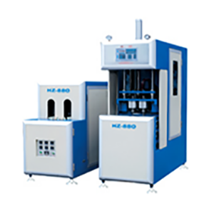 Semi-automatic bottle blow molding machine