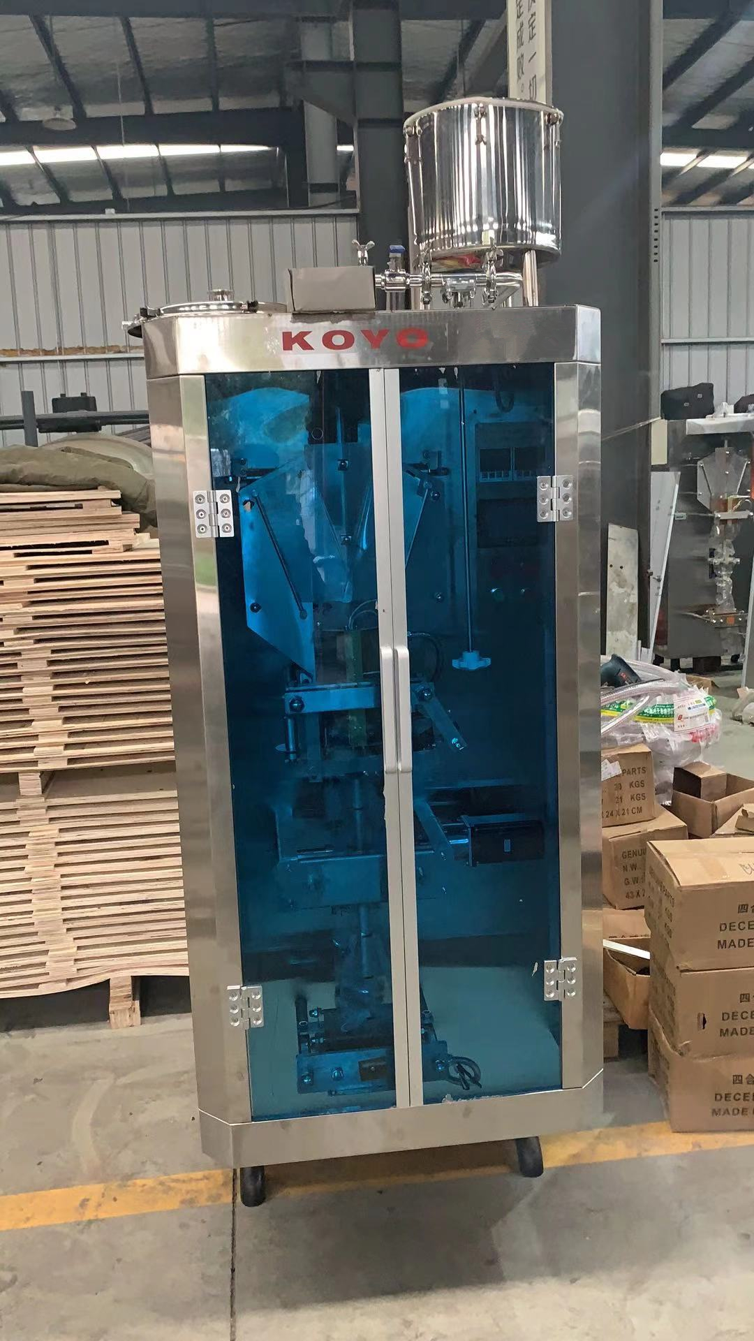 DXD milk, water sachet packing machine made for Burkina Faso customers